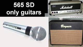 Video thumbnail for Shure Shootout: SM 57 vs SM 58 vs 565 SD (rock guitars) by MaroPlaysNotes