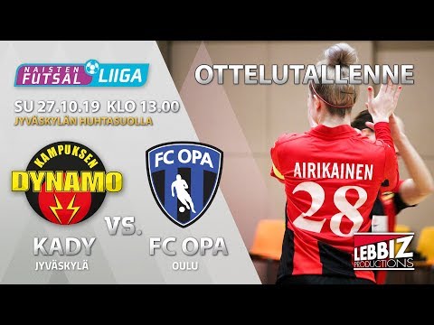 KaDy - FC OPA 27.10.2019 OTTELUTALLENNE!