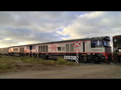 CSR013 On SCT 1AM9 Freight Train (21/11/2021) - PoathTV Australian Diesel Locomotives & Railways