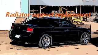 Dodge charger radiator support replacement