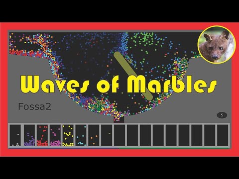 Waves of Marbles, each determined to win.