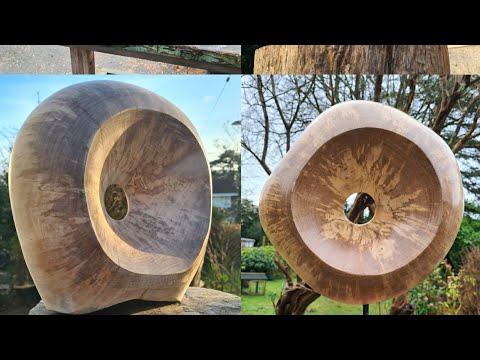 power carving - how to make an abstract sculpture
