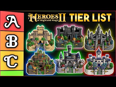 Ranking the Best Heroes of Might and Magic 2 Towns! Faction TIER LIST