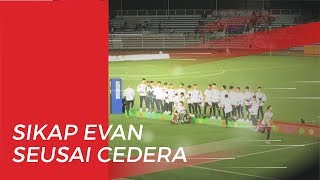 Sikap Evan Dimas Seusai Cedera karena Diinjak oleh Pemain Vietnam