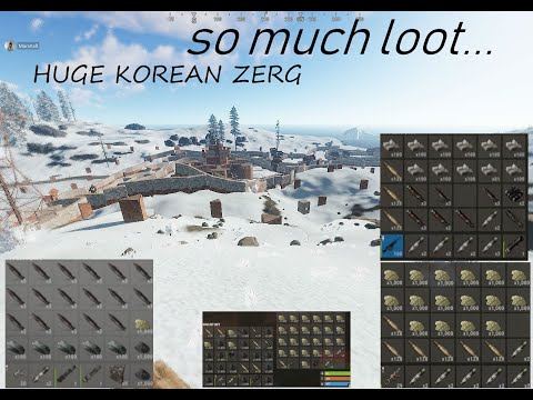 RUST| ONLINE RAIDING KOREAN ZERG WITH 3.5+ BOXES OF ROCKETS!\\300 ROCKETS\\RUSTAFIED.COM