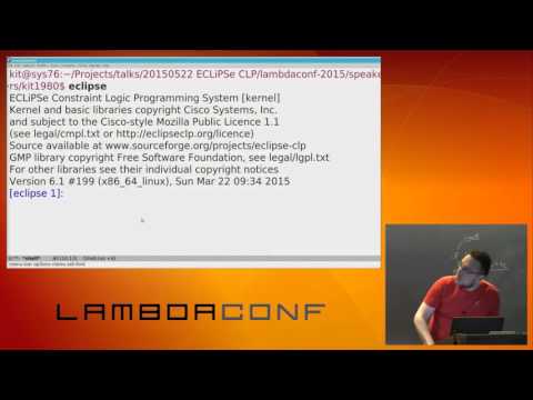 LambdaConf 2015 - Introduction to Constraint Logic Programming   Sergii Dymchenko