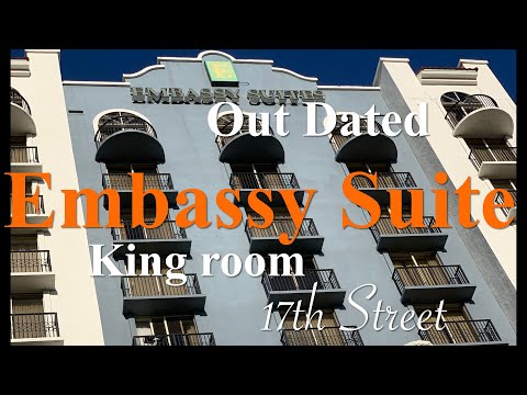 Embassy Suite Fort Lauderdale//King Room Tour 👎