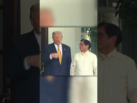 Trump meets with Philippine President Ferdinand Marcos Jr. to discuss tariffs and China