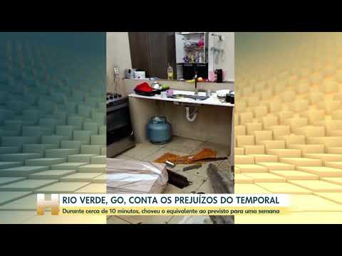 Chuva em Rio Verde - Goías troxe muito prejuizo na cidade