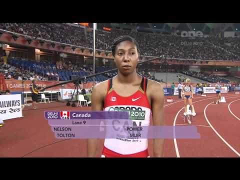 Delhi 2010 Womens 4x400m Final [720p]