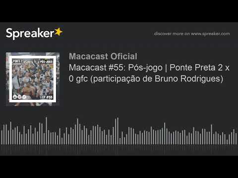 Macacast Pós-jogo #13: Ponte Preta 2 x 0 gfc (participação de Bruno Rodrigues)
