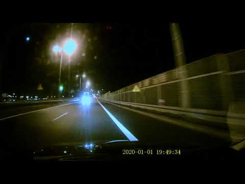 S8 01.01.2020 - pod prąd tirem przy zjeździe Długołęka, kierunek Wrocław