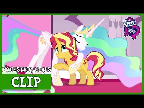 Sunset Makes Amends with Princess Celestia | MLP: Equestria Girls | Forgotten Friendship [Full HD]