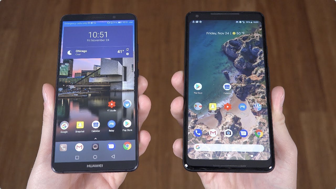 Huawei Mate 10 Pro vs. Google Pixel 2 XL!