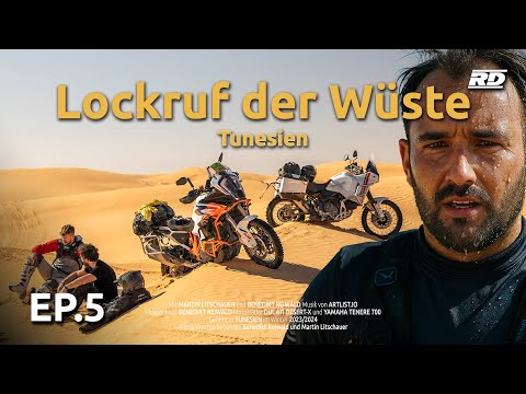 Ep. 5 Wir durchqueren die Wüste Sahara nach DOUZ / Motorrad Abenteuer Tunesien