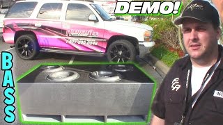 $2,000 Subwoofer Setup w/ The World Famous Drew Wesley 6,000 Watt Car Audio BASS Install at SBN 2016