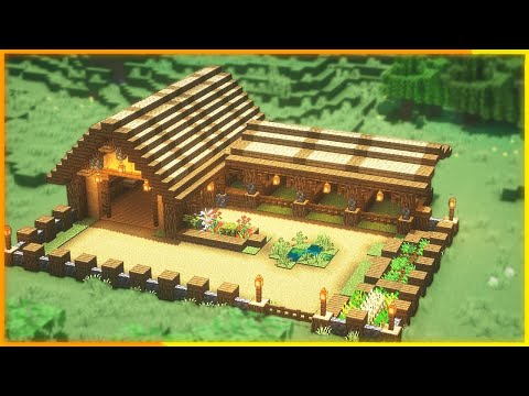 Stall bauen in Minecraft 1.18 Tutorial - Minecraft Stall bauen für Alle Tiere | Flash
