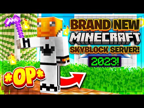 BRAND NEW MINECRAFT SKYBLOCK SERVER 2023! | | Minecraft Skyblock Server Java + Bedrock Edition