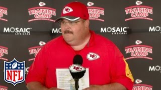 Andy Reid Tells Imposter at Presser to Go Get a Hamburger | NFL by NFL