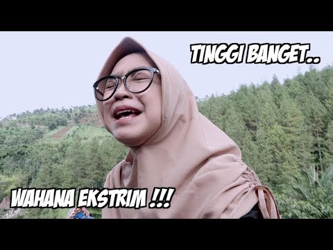 Liburan pertama di 2019 naik wahana ekstrim di bandung jantung mau copottt