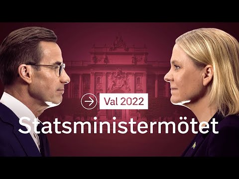 Val 2022: Statsministermötet (SVT 2022.09.07)