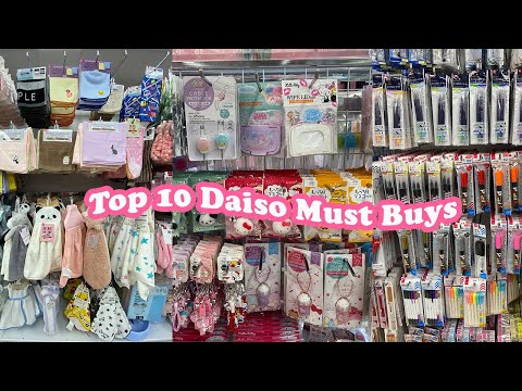 Top 10 Daiso Must Buys | Japanese Dollar Store Affordable Finds
