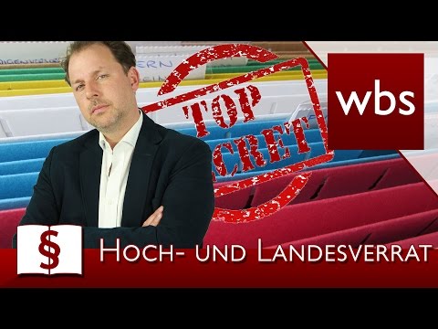 Jura Basics: Was ist Hoch- und Landesverrat? | Rechtsanwalt Christian Solmecke