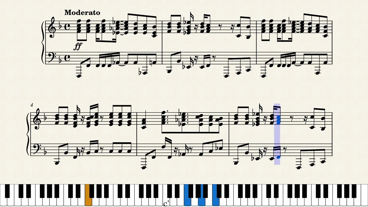 Piano Solo: Jeopardy! (UK Theme)