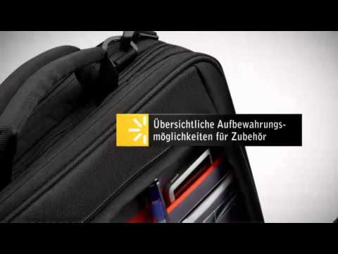 Case Logic ZLC116 - Notebook-Tasche, Nylon, schwarz/rot, 40,6 (15-16")