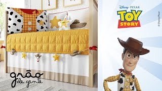 QUARTO DE BEBÊ TOY STORY WOODY | GRÃO DE GENTE