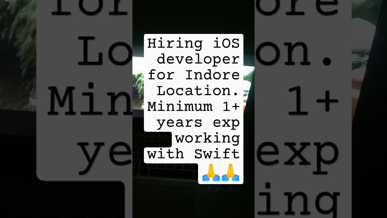 #hiring #ios #developer