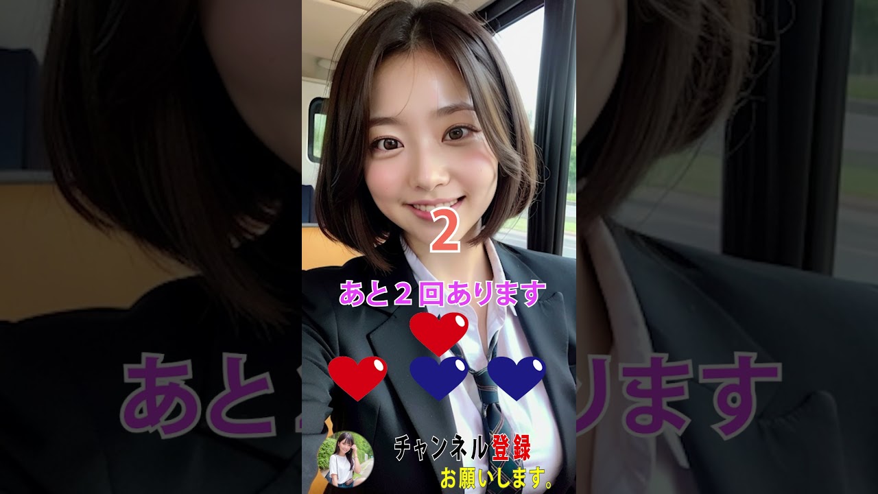 school girl【Aiスクールバス】ピタ止めチャレンジ！3枚目はすごいよ #これがこう #Aiコスプレ#shorts