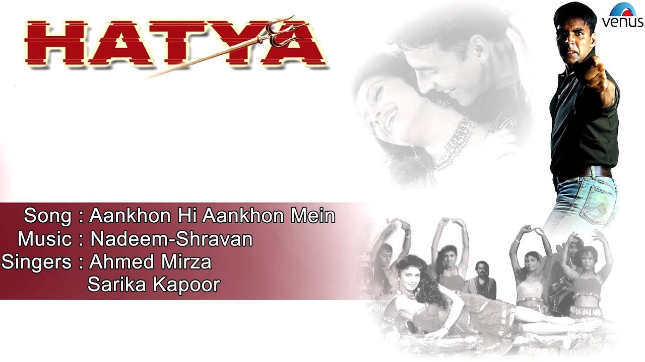 Aankhon Hee Aankhon Mein Lyrics | Hatya – The Murder | Sarika Kapoor, Ahmed Mirza | Nadeem Shravan