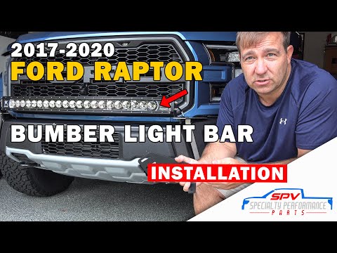 2017-2020 Raptor Bumper Light bar Mount Kit Installation
