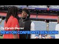 Panthers' Cam Newton Shares Words With Bills' Kelvin Benjamin