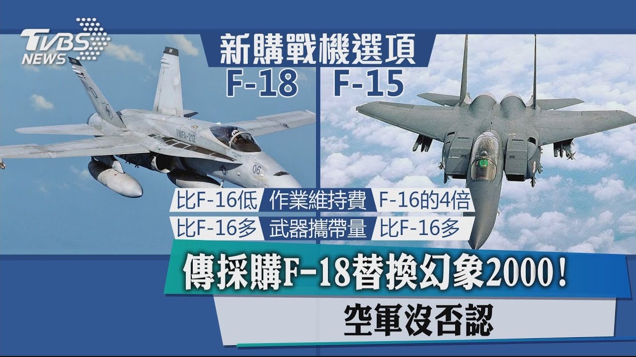 傳採購F-18替換幻象2000! 空軍沒否認
