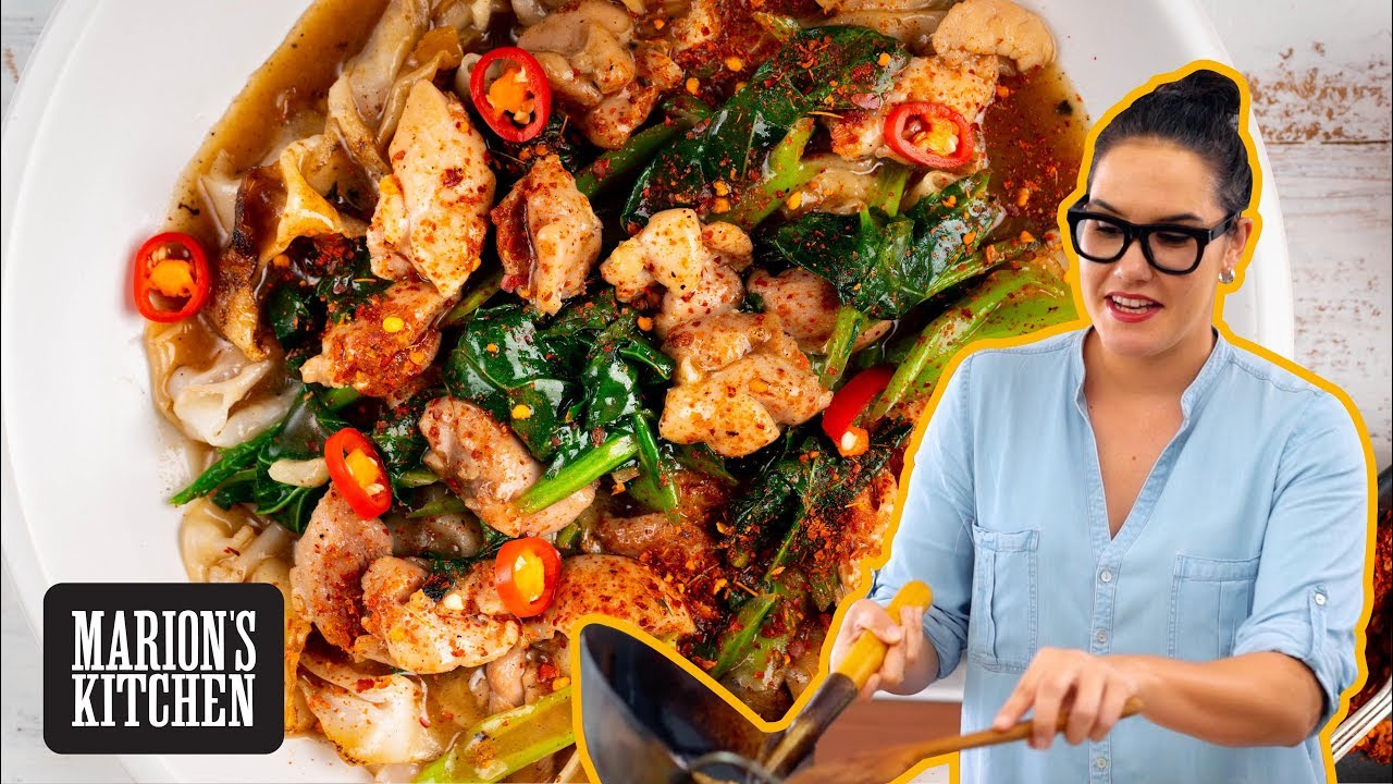 Thai Chicken & Gravy Noodles 'Rad Na’ - Marion's Kitchen