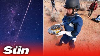 Capsule with &#39;ancient stardust&#39; samples from asteroid lands in Australia