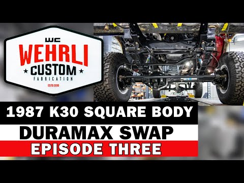 WCFAB 1987 K30 Square Body Duramax Swap - Drivetrain, Chassis, Suspension and Axles