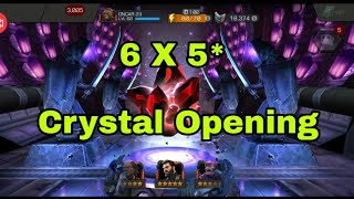 6X 5* Crystal Opening (Marvel Contest Of Champions)