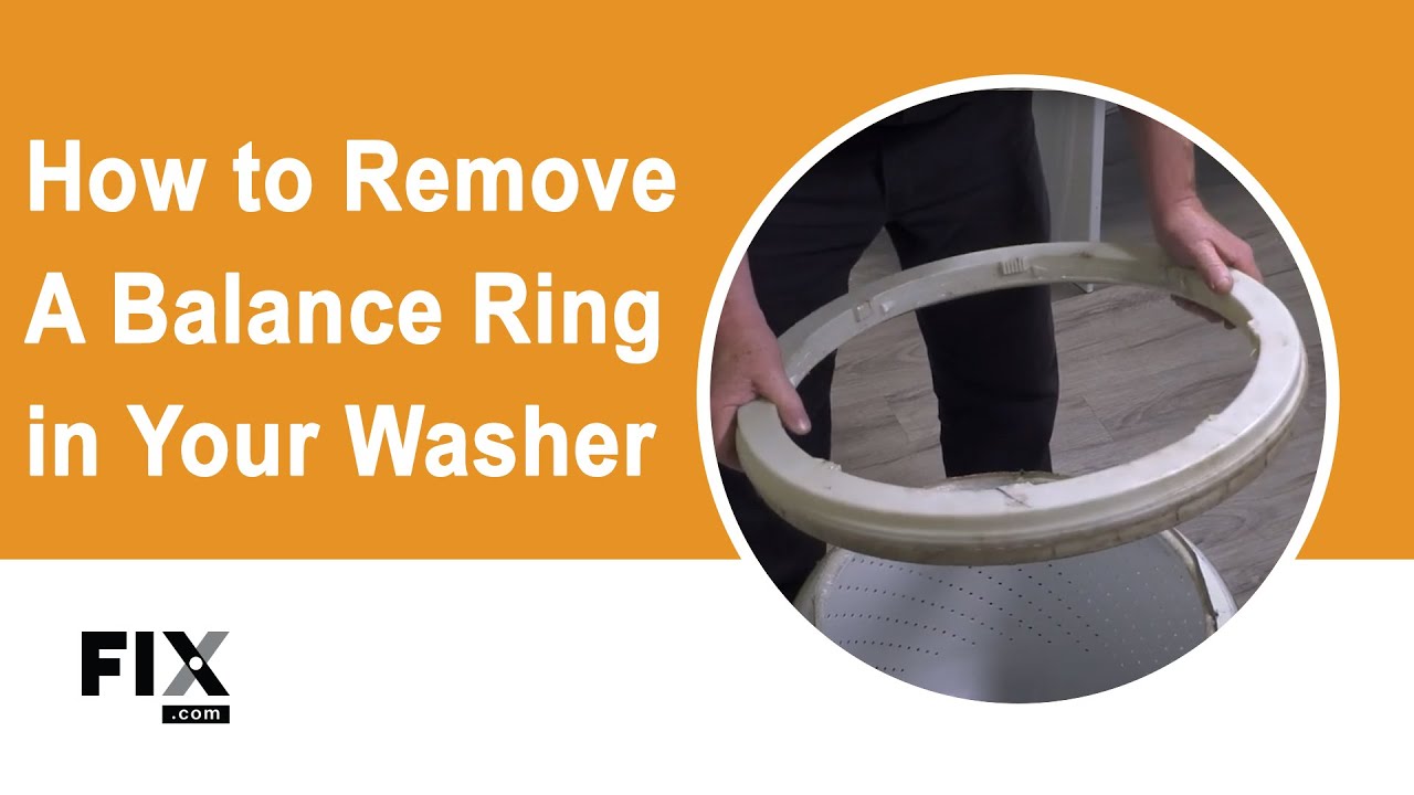 How to Fix a Tub Balance Ring for a Washer That is Shaking and Moving
