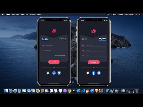 SwiftUI Login And SignUp Screens - SwiftUI Complex UI's - SwiftUI Tutorials