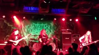 INCANTATION &quot;Unholy Massacre&quot; @ Joe&#39;s Grotto Phoenix Az 2.15.17