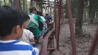 preview picture of video '森林ミニ鉄道に乗った  白馬ミニトレインパーク　Hakuba Mini Train Park'
