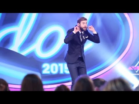 Pär Lernström spexar på Idols genrep - Idol Sverige (TV4)
