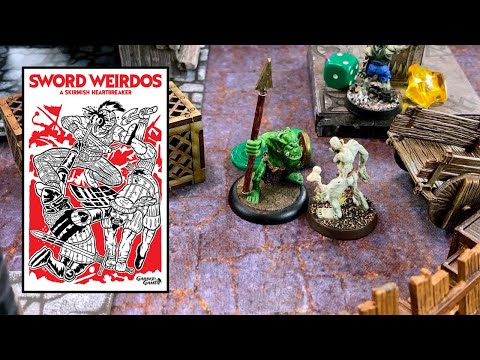Sword Weirdos Battle Report, Savage Orcs vs Human Wretches City Fight