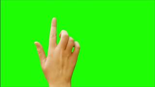 FREE Green Screen Full HD Hand Clicking Subscribe 