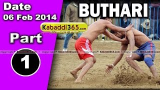 Buthari (Ludhiana) Kabaddi Tournament 6 Feb 2014 Part 1 By Kabaddi365.com