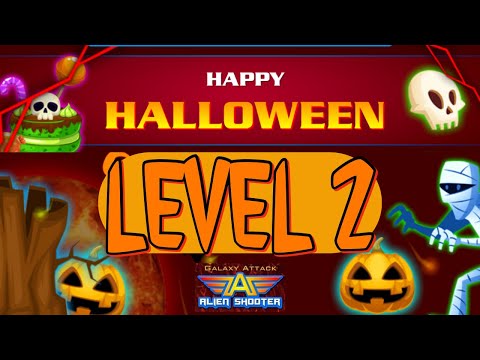 ¡NEW EVENT!⎮Happy Halloween ⎮Level 2⎮BOSS: Twins Culi-II #alienshooter #halloween #galaxyattack