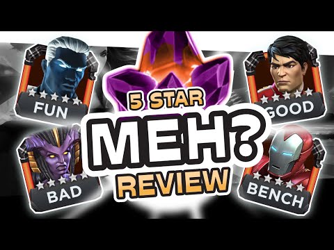 4x 5 Star Featured- MEH? Crystal Opening + Review (1 NEW!) | Marvel Contest of Champions